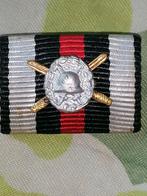 Wo1 Hindenburg/VWA Duitse ribbon/lintjesspange, Ophalen of Verzenden, Landmacht, Duitsland, Lintje, Medaille of Wings