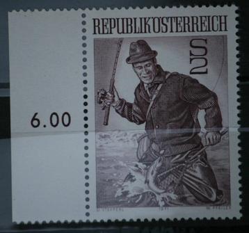 Postzegel Oostenrijk 15-11-1971 met rand beschikbaar voor biedingen