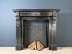 Prachtige zwart marmer omloop schouw art deco? Haard mantel, Huis en Inrichting, Haarden, Verzenden, Zo goed als nieuw, Vrijstaande haard