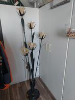 Vloerlamp met 5 glazen kelken, Huis en Inrichting, Lampen | Vloerlampen, Ophalen, Zo goed als nieuw, 150 tot 200 cm