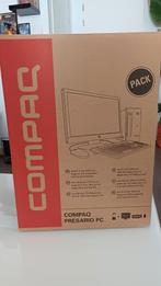 Compaq Presario CQ2200NL PC + HP Q2159 Monitor, Computers en Software, Computerbehuizingen, Ophalen, Zo goed als nieuw