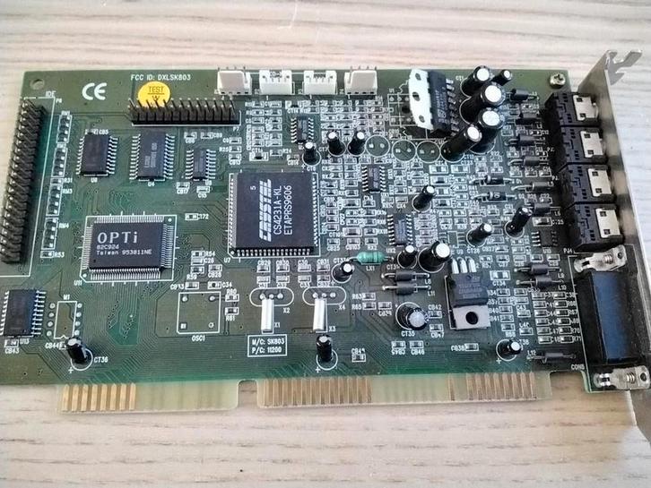 OPTi Audio 16 geluidskaart voor ISA-bus, Computers en Software, Geluidskaarten, Zo goed als nieuw, Ophalen of Verzenden