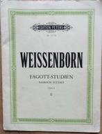 Weissenborn Fagott-studien opus 8 II Fagot, Gebruikt, Overige genres, Les of Cursus, Overige instrumenten