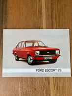 Ford Escort mk2 brochure 7/78 met RS2000, Verzenden, Zo goed als nieuw, Ford