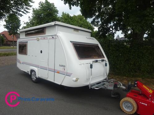 Rapido Club 38 Evolutuin met Thule ZakLuifel, Caravans en Kamperen, Caravans, Bedrijf, tot en met 3, 500 - 750 kg, Rapido, 5 tot 6 meter