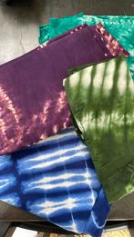Unieke Afrikaanse Tie dye lappen uit Tanzania, Ophalen of Verzenden, Zo goed als nieuw
