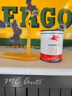 Vintage MobilMix TT Olie blik display, Reclamebord, Gebruikt, ., Ophalen of Verzenden