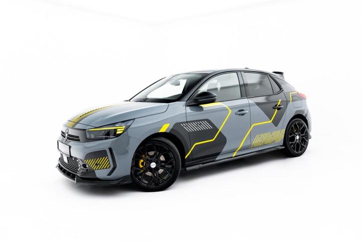 Voorlip sideskirts spoiler diffuser - Opel Corsa F 23+, Auto diversen, Tuning en Styling, Ophalen of Verzenden