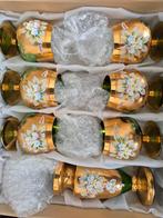 Service van vaasje met bokalen, Huis en Inrichting, Keuken | Servies, Ophalen, Glas of Glazen, Nieuw, Glas