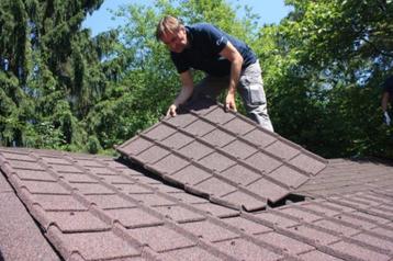 FAILLISSEMENT NWE DAKPANPLATEN BRUIN +/-113x83 cm METAAL beschikbaar voor biedingen