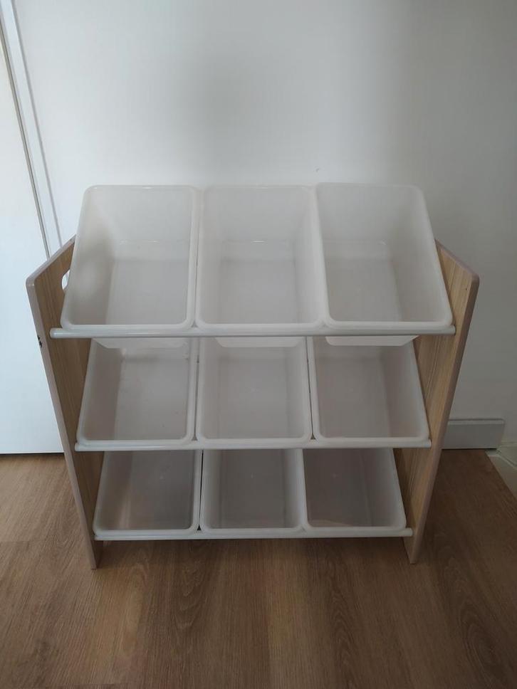 Speelgoedkast met bakken - L64xH60xD29, Kinderen en Baby's, Kinderkamer | Commodes en Kasten, Zo goed als nieuw, Kast, Minder dan 90 cm