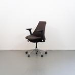 8x Herman Miller Sayl Bureaustoel Bruin - Chroom, Bruin, Ophalen of Verzenden, Zo goed als nieuw, Bureaustoel