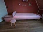 Flexa Meisjesbed 90x200 met Nachtkastje & Krukje, Kinderen en Baby's, Kinderkamer | Bedden, Ophalen, 85 tot 100 cm, Zo goed als nieuw