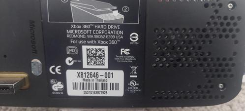 3 x Xbox 360 Harde schijf 120GB Zwart (getest en werkend), Spelcomputers en Games, Spelcomputers | Xbox 360, Gebruikt, 120 GB