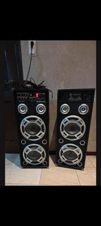 Skytec speakerset - Krachtige geluidsweergave, Overige merken, Gebruikt, Ophalen of Verzenden, 120 watt of meer