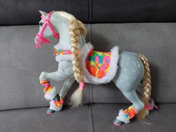 Barbie Ski Fun Blizzard Snowdance Horse Paard Vintage 1991 beschikbaar voor biedingen