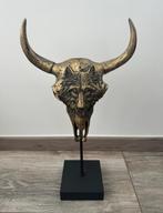 Gouden Wolf Schedel Decoratie Nieuw, Ophalen of Verzenden, Nieuw