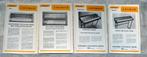 Originele nederlandse folders van CRUMAR synthesizers IZGS, Ophalen of Verzenden, Zo goed als nieuw, Keyboard of Synthesizer