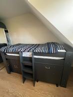 Hoogslaper bed 200x90cm + bureau, Ophalen, Gebruikt, Eenpersoons, Minder dan 160 cm