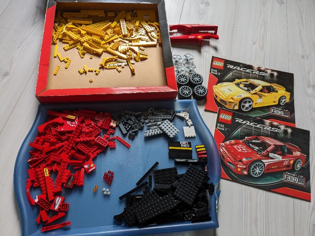 Lego 8143 Ferrari F430, Kinderen en Baby's, Speelgoed | Duplo en Lego, Ophalen of Verzenden, Zo goed als nieuw, Complete set, Lego