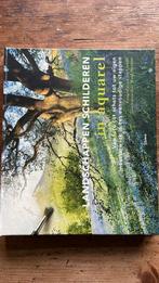 Landschap in aquarel j harrison, Ophalen of Verzenden, Zo goed als nieuw