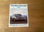 Chevrolet Caprice, Impala, Bel Air - 1979 Brochure Canada, Ophalen of Verzenden, Gelezen, Chevrolet