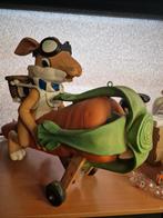 Grote Decoratieve Paashaas op Vliegende Wortel - 120cm, Antiek en Kunst, Ophalen