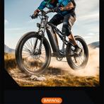 Elektrische fiets mountainbike 1000W, Fietsen en Brommers, Elektrische fietsen, Ophalen, Zo goed als nieuw, 50 km per accu of meer