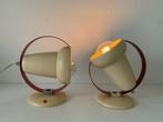 2 Hippe Vintage Tafellampen /  Wandlamp Philips Infraphil, Ophalen of Verzenden, Gebruikt