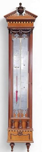 Bakbarometer Gebroeders Butti Amsterdam, ca. 1800, Antiek en Kunst, Antiek | Klokken, Ophalen of Verzenden