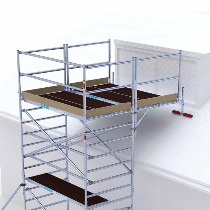 Euroscaffold uitwijkconsoles dakkapelsteigers huren/ te huur, Doe-het-zelf en Verbouw, Steigers, Zo goed als nieuw, Rolsteiger of Kamersteiger