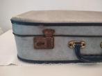 K406 VINTAGE jaren 50 koffer van geperst karton, Overige materialen, Gebruikt, 50 tot 60 cm, Ophalen of Verzenden
