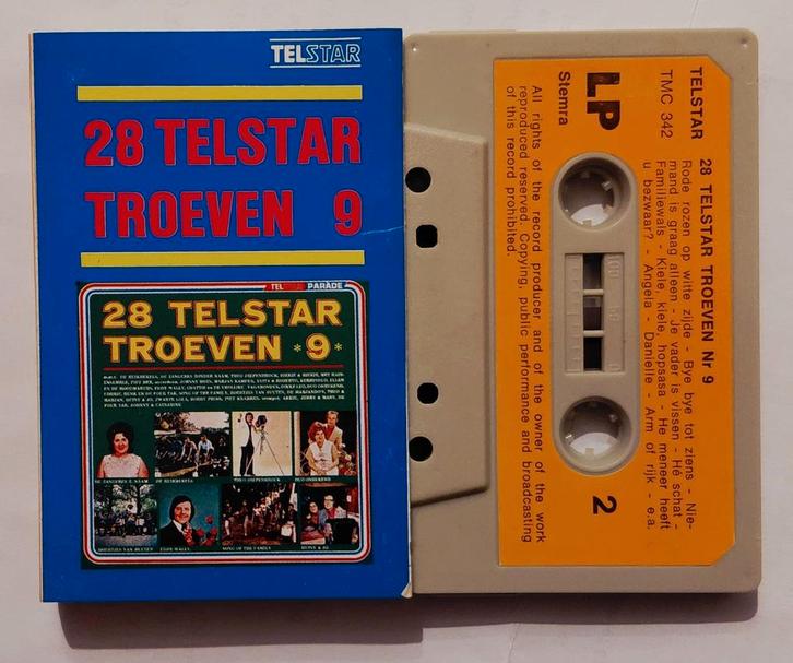 TMC  - 342.  28 Telstar Troeven  *9*, Cd's en Dvd's, Cassettebandjes, Zo goed als nieuw, Nederlandstalig, 1 bandje, Ophalen of Verzenden