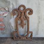 Brocante oud gietijzeren ornament roest 43x24cm *Etage3*, Huis en Inrichting, Gebruikt, ., Ophalen of Verzenden, .