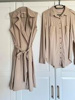 Studio anneloes poppy blouse L & gilet vest M zandkleur, Beige, Ophalen of Verzenden, Zo goed als nieuw