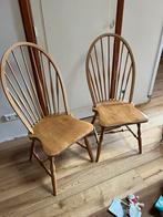 Windsor stoelen x 2, Huis en Inrichting, Ophalen, Gebruikt, Bruin, Vijf, Zes of meer stoelen