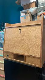 Mooie oude Klepbureau, secretaire, wand muur bureau, Huis en Inrichting, Kasten | Secretaires, Ophalen, Gebruikt