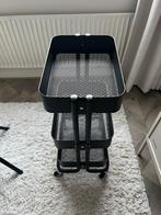 IKEA roltafel zwart - 35x45x77 cm, Ophalen, Zo goed als nieuw
