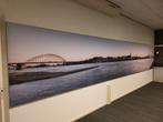 Panoramafoto / skyline van Nijmegen in kleur. 7.3m bij 1.31m, Ophalen, Zo goed als nieuw