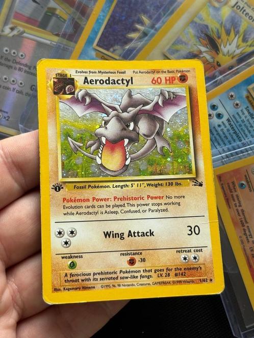 FO	1	Aerodactyl, Hobby en Vrije tijd, Verzamelkaartspellen | Pokémon, Nieuw, Losse kaart, Ophalen of Verzenden