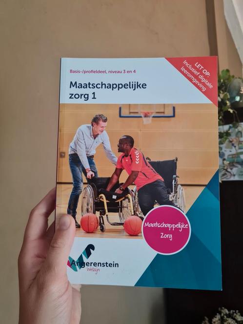 Maatschappelijke Zorg 1 - Angerenstein, Boeken, Schoolboeken, Zo goed als nieuw, Overige vakken, Overige niveaus, Ophalen of Verzenden