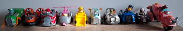 Paw Patrol Figuren met Voertuigen - Complete Set beschikbaar voor biedingen