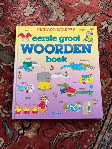 Eerste groot woordenboek van Richard scarry beschikbaar voor biedingen