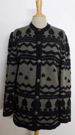 Mooi vintage groen/zwart wol mix vest van ARA! 40, Verzenden, Zo goed als nieuw, Maat 38/40 (M), Groen