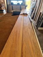 Restpartij hardhout schutting planken 5 meter 48 st bezorgen, Nieuw, 250 cm of meer, Hardhout, Ophalen