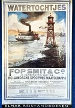 Poster Watertochtjes Fop Smit, Verzamelen, Scheepvaart, Ophalen, Gebruikt, Kaart, Foto of Prent