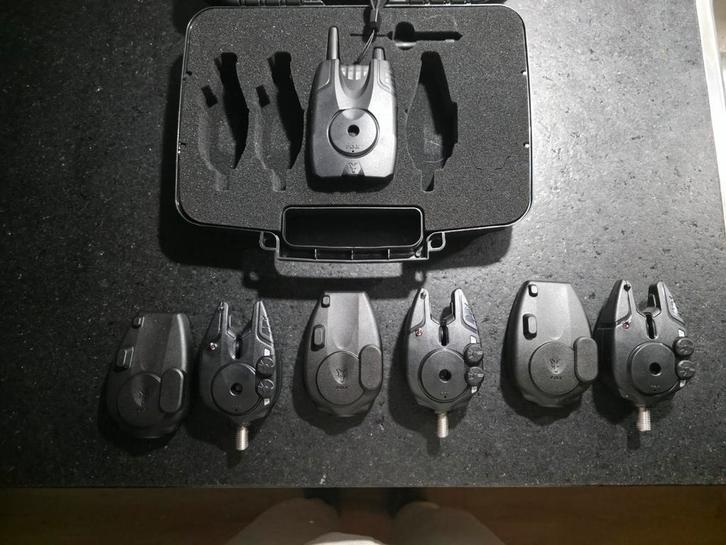 FOX Micron MX 3+1 Beetmelderset, Watersport en Boten, Hengelsport | Karpervissen, Zo goed als nieuw, Overige typen, Ophalen of Verzenden