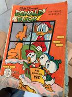 Donald Duck 1957 Nr. 1 - Zeldzaam!, Boeken, Meerdere stripboeken, Ophalen of Verzenden, Gelezen, Donald Duck