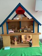 Prachtig Selecta poppenhuis met meubeltjes, Ophalen of Verzenden, Zo goed als nieuw, Poppenhuis