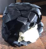 Elegante zwarte hoed, Kleding | Dames, Hoeden en Petten, Ophalen of Verzenden, Gedragen, One size fits all, Hoed